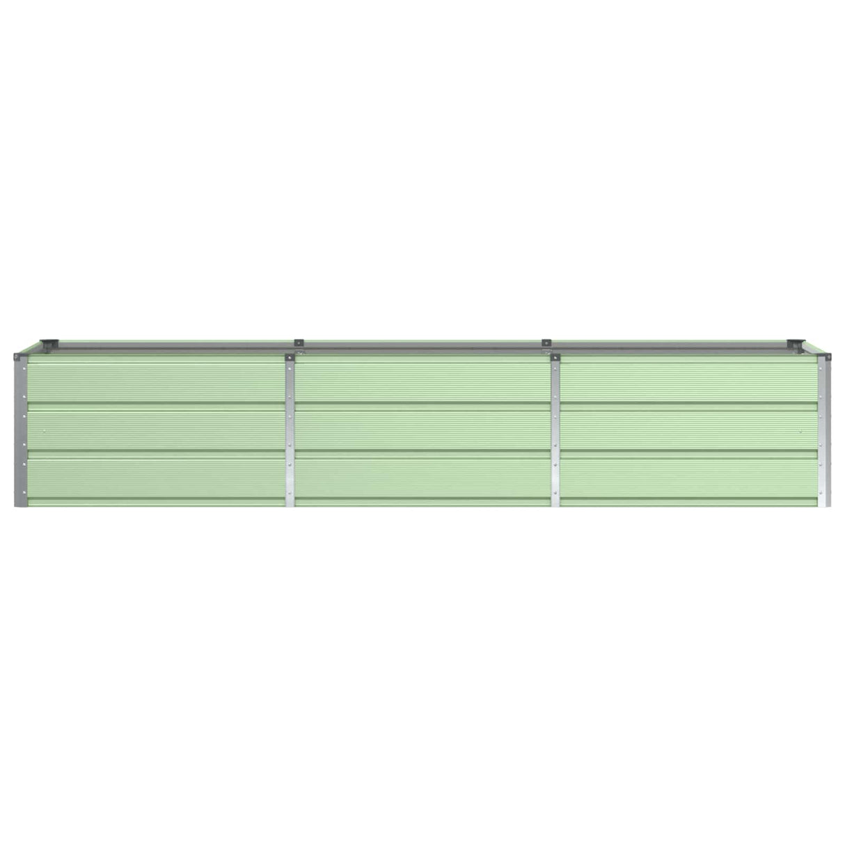 Planter Green 240 x 80 x 45 cm Steel