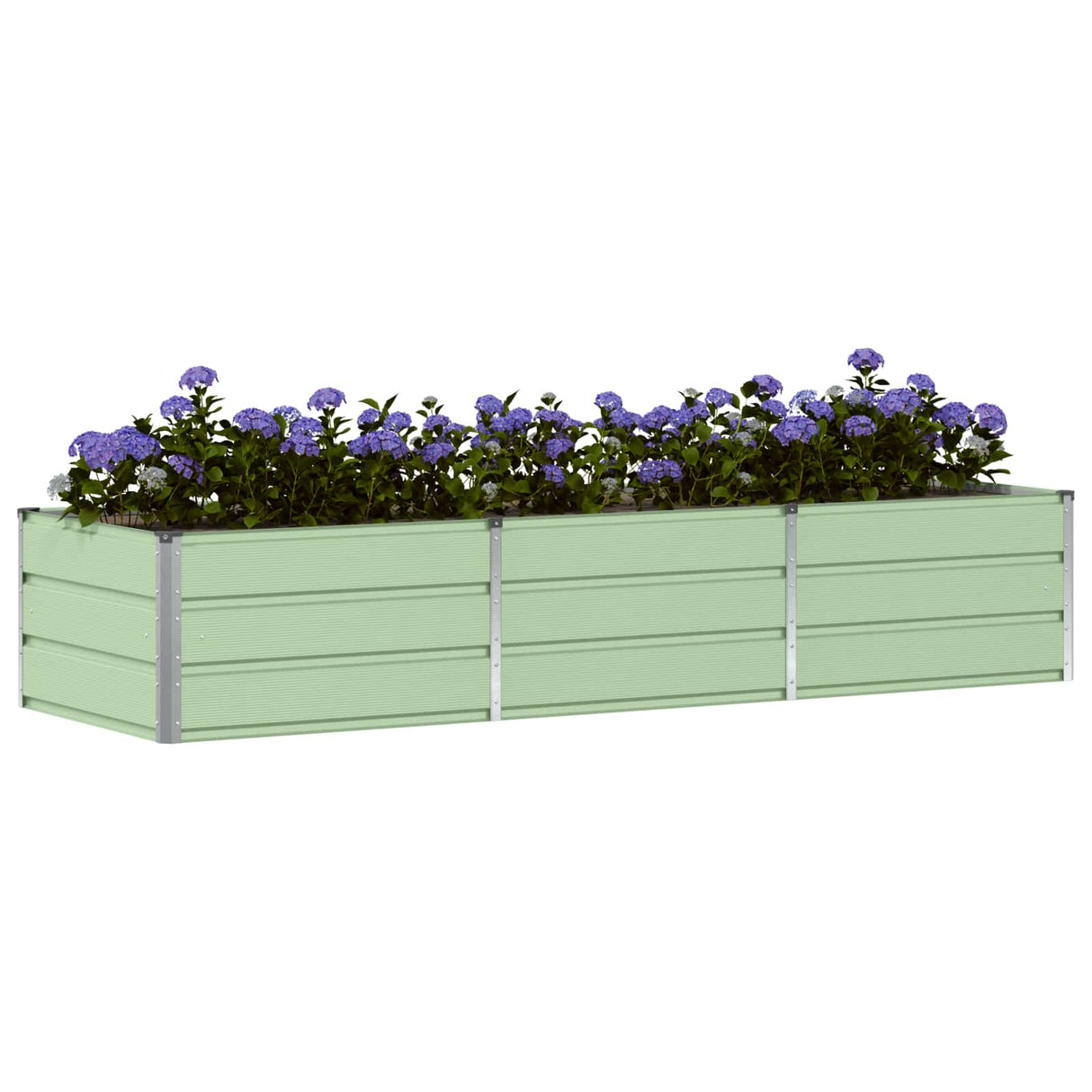 Planter Green 240 x 80 x 45 cm Steel