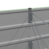 Planter Green 240 x 80 x 75 cm Steel - 45-Degree Angle