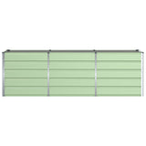 Planter Green 240 x 80 x 75 cm Steel