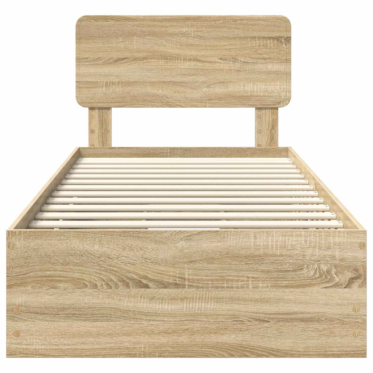 Bed Frame with Drawer Sonoma Oak 90 x 190 cm Engineered Wood