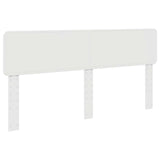 Bed Frame with Headboard White 180 x 200 cm Engineered Wood