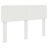 Bed Frame with Headboard White 150 x 200 cm Engineered Wood