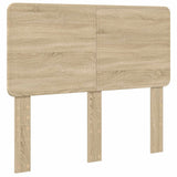 Bed Frame with Drawer Sonoma Oak 135 x 190 cm Engineered Wood - Close-Up Angle