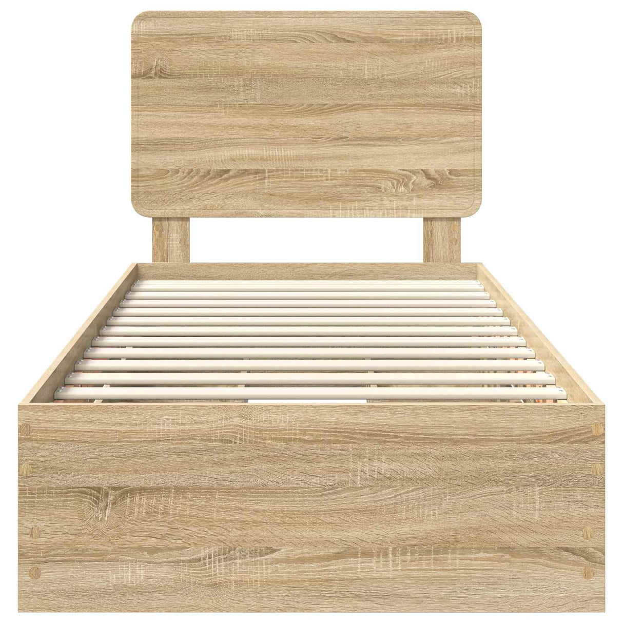 Bed Frame with Drawer Sonoma Oak 90 x 190 cm Engineered Wood