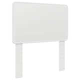 Storage Bed with Headboard White 90 x 190 cm Engineered Wood