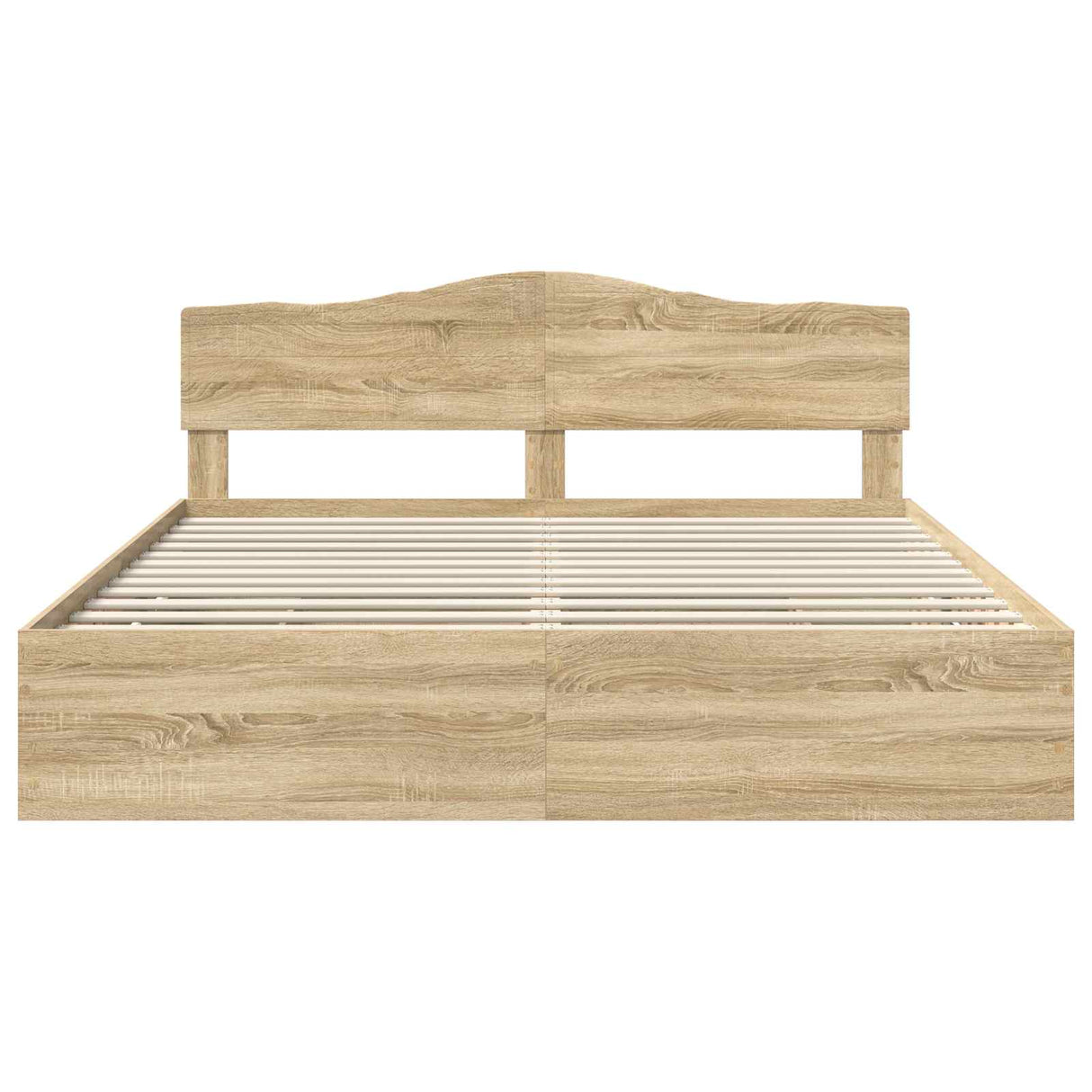 Bed Frame with Drawer Sonoma Oak 180 x 200 cm Engineered Wood