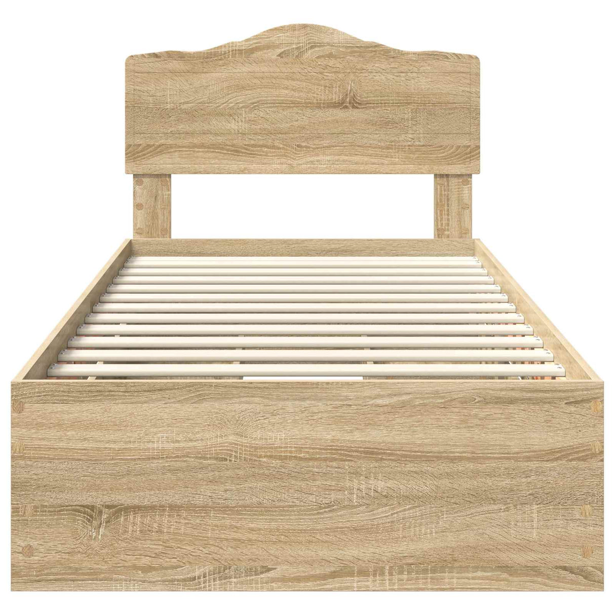 Bed Frame with Drawer Sonoma Oak 90 x 190 cm Engineered Wood