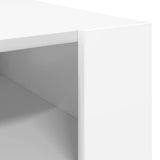 Coffee Table with Storage White 92 x 53 x 45 cm Engineered Wood - Low Angle