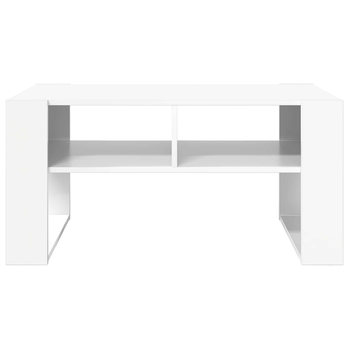 Coffee Table with Storage White 92 x 53 x 45 cm Engineered Wood