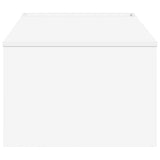 Coffee Table White 95 x 50 x 34 cm Engineered Wood - Rear View