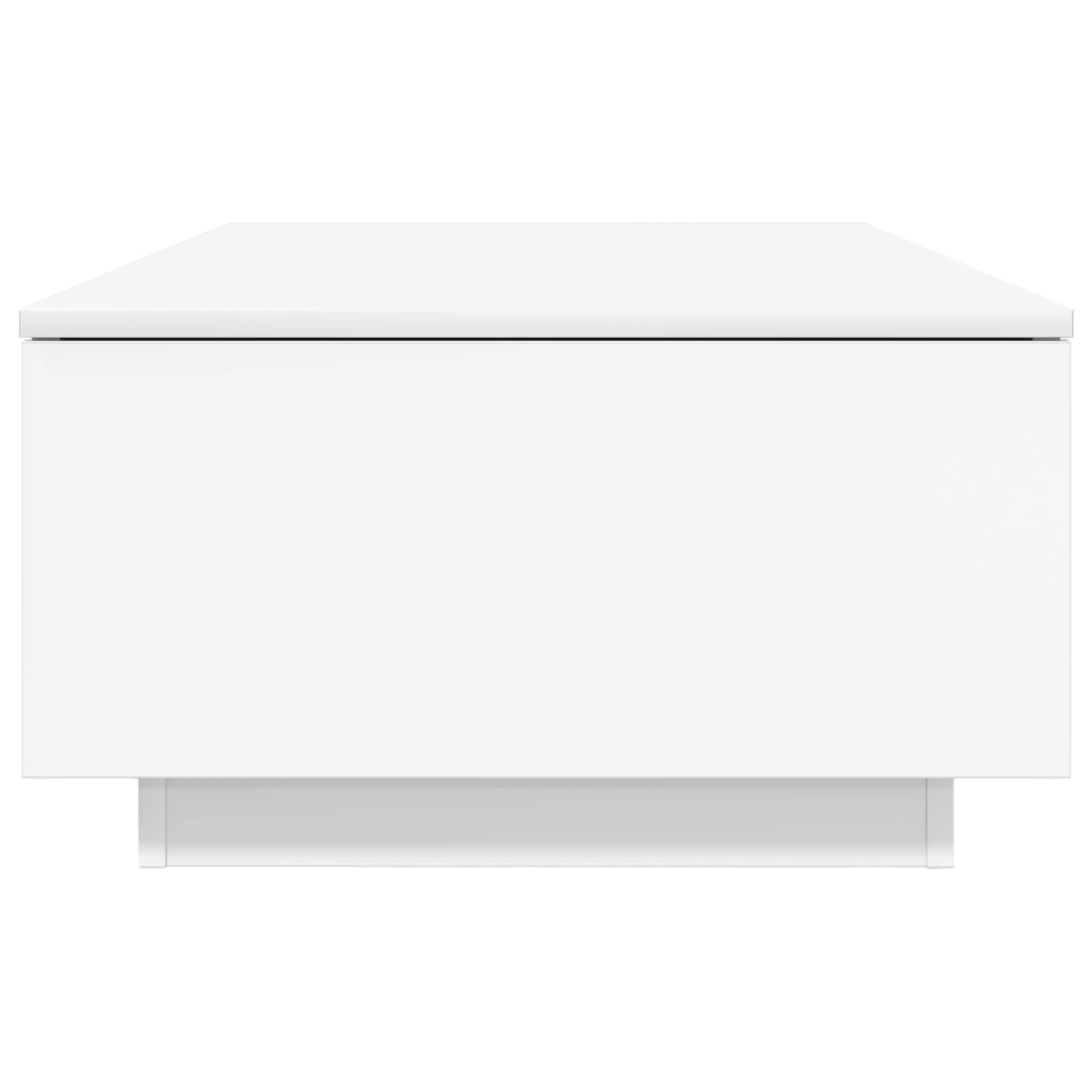 Coffee Table with Drawer White 95 x 55 x 31 cm Engineered Wood