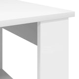 Coffee Table White 51 x 50 x 50 cm Engineered Wood - Low Angle