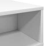 Coffee Table White 48 x 46 x 35 cm Engineered Wood
