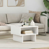Coffee Table White 48 x 46 x 35 cm Engineered Wood
