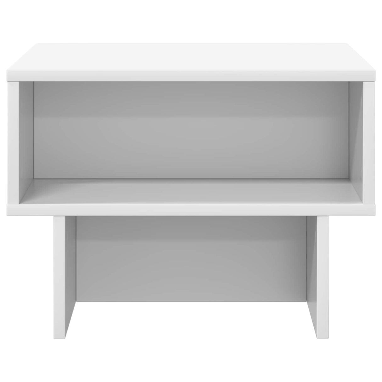 Coffee Table White 48 x 46 x 35 cm Engineered Wood