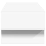 Coffee Table White 100 x 46 x 35 cm Engineered Wood - Rear View