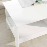Coffee Table White 90 x 50 x 45 cm Engineered Wood