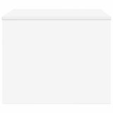 Coffee Table White 60 x 50 x 40 cm Engineered Wood