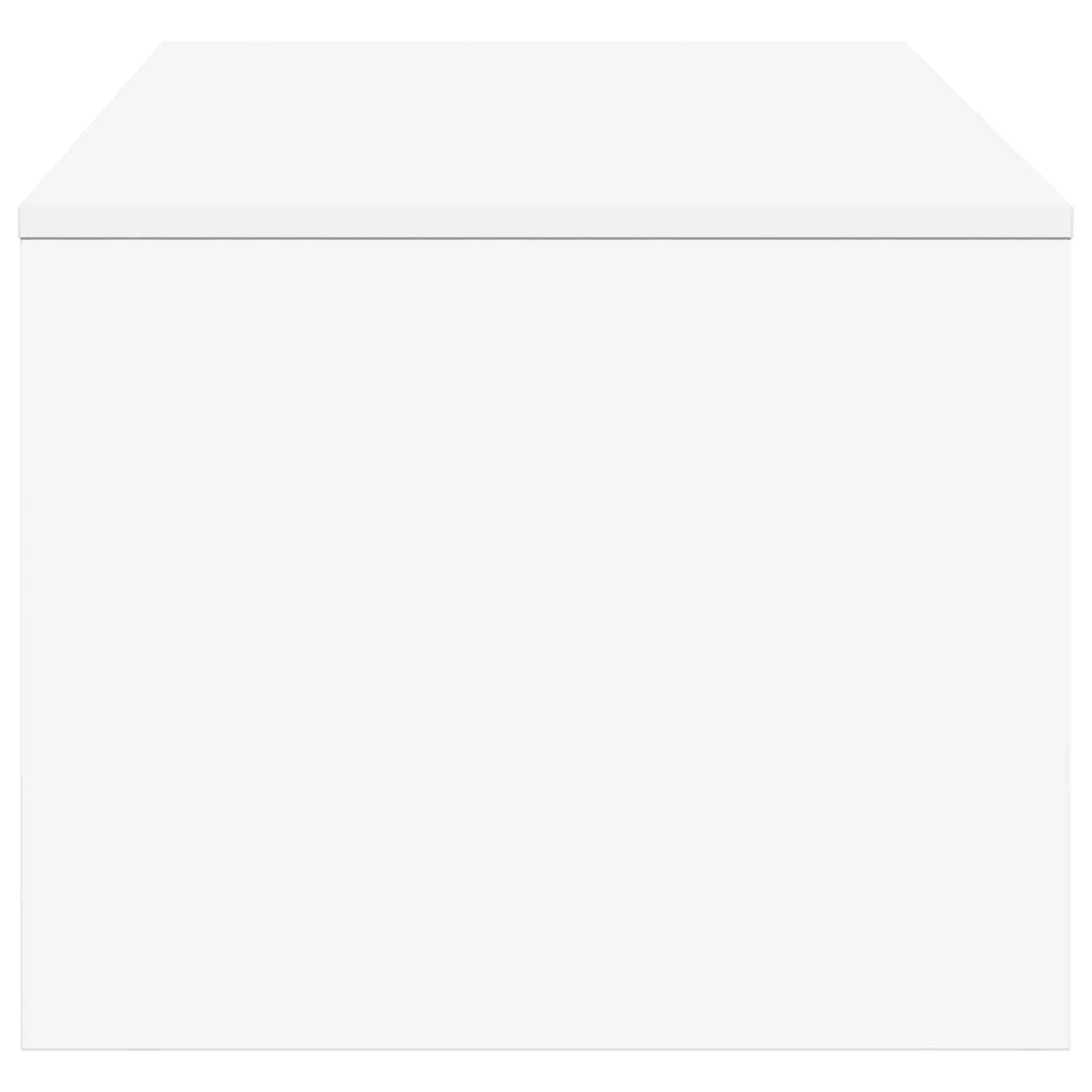 Coffee Table White 100 x 50 x 40 cm Engineered Wood
