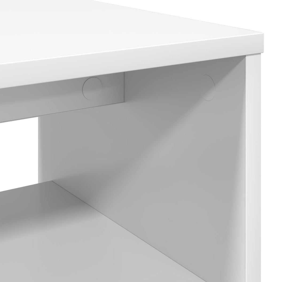 TV Cabinet 100 x 35 x 40 cm White Engineered Wood