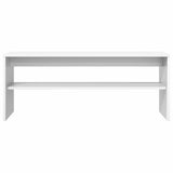 TV Cabinet 100 x 30 x 40 cm White Engineered Wood - 45-Degree Angle