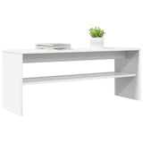 TV Cabinet 100 x 30 x 40 cm White Engineered Wood - Side View