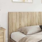 Bed Frame with Storage and Headboard Sonoma Oak 180 x 200 cm