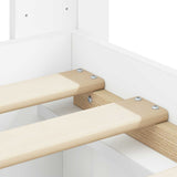 Bed Frame with Storage and Headboard White 150 x 200 cm