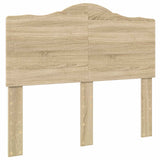 Bed Frame with Drawer Sonoma Oak 135 x 190 cm Engineered Wood - Close-Up Angle