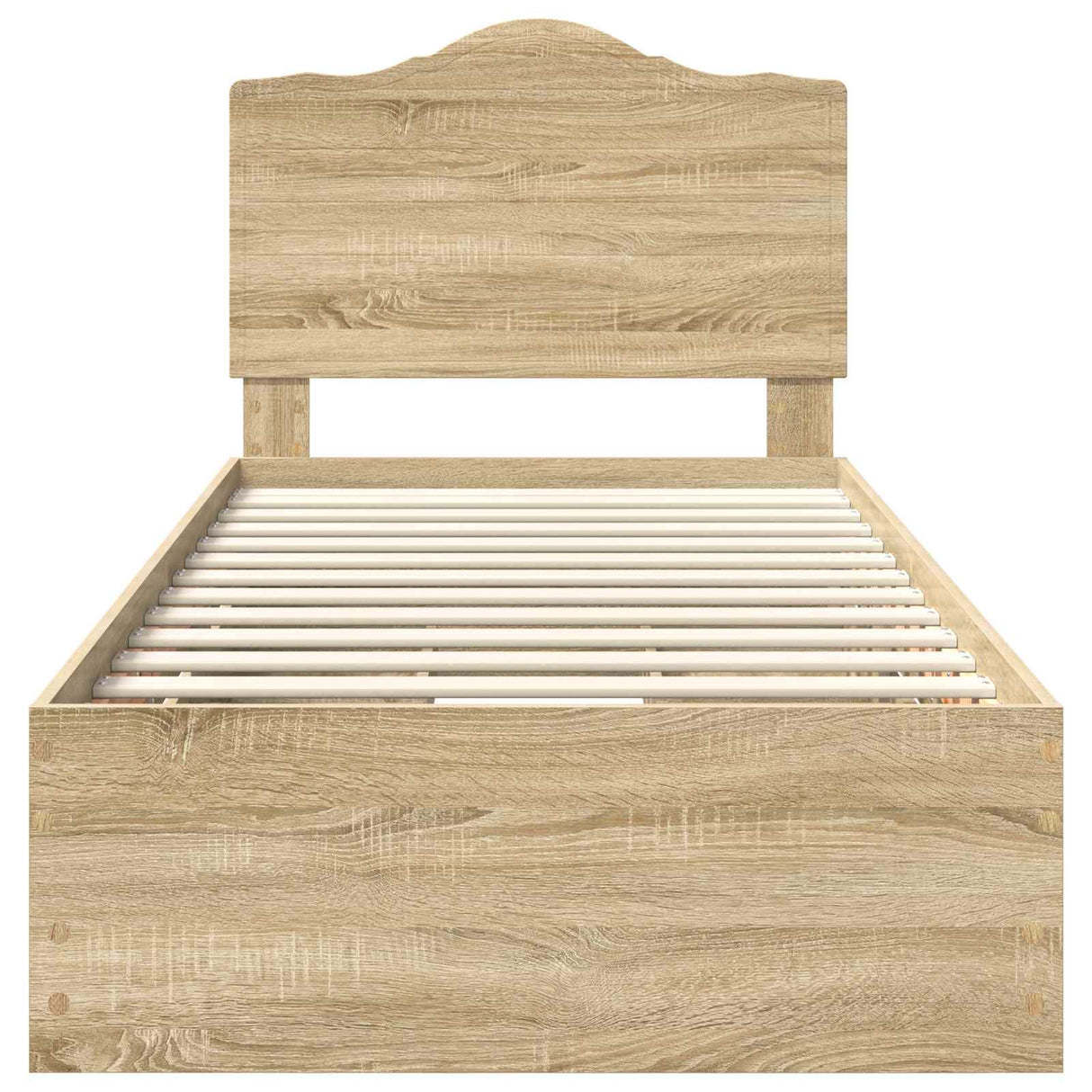 Bed Frame with Drawer Sonoma Oak 90 x 190 cm Engineered Wood