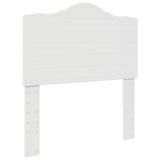 Storage Bed with Headboard White 90 x 190 cm Engineered Wood