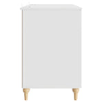 Desk White 142.5 x 50 x 75 cm Engineered Wood
