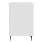 Desk White 142.5 x 50 x 75 cm Engineered Wood