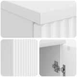 Desk with Shelf White 142.5 x 50 x 75 cm Engineered Wood