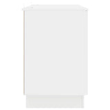 Desk with Shelf White 142.5 x 50 x 75 cm Engineered Wood