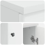 Desk with Shelf White 142.5 x 50 x 75 cm Engineered Wood