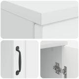 Desk with Shelf White 142.5 x 50 x 75 cm Engineered Wood