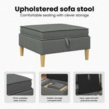 Sofa with Storage Fabric