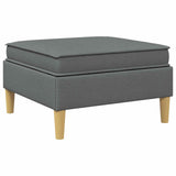 Sofa with Storage Fabric - Rear View