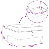 Sofa with Storage Fabric - Close-Up Angle