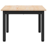 Coffee Table Natural 50 x 50 x 36 cm Solid Pine Wood