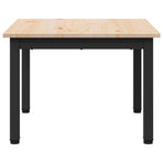 Coffee Table Natural 50 x 50 x 36 cm Solid Pine Wood