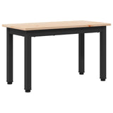 Coffee Table Natural 60 x 30 x 36 cm Solid Pine Wood - Front View