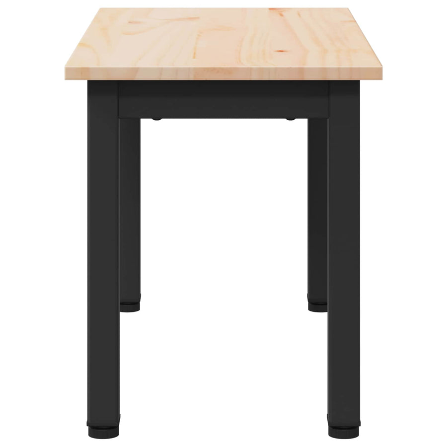 Coffee Table Natural 60 x 30 x 36 cm Solid Pine Wood
