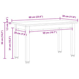 Coffee Table Natural 60 x 30 x 36 cm Solid Pine Wood