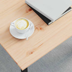Coffee Table Natural 60 x 60 x 36 cm Solid Pine Wood