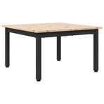 Coffee Table Natural 60 x 60 x 36 cm Solid Pine Wood