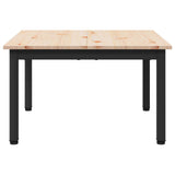 Coffee Table Natural 60 x 60 x 36 cm Solid Pine Wood