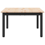 Coffee Table Natural 60 x 60 x 36 cm Solid Pine Wood